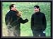 Art Poster Metal Framed Print - Arnold Schwarzenegger And John F Kennedy Jr. - Artist: Stephen Rose- Poster Size: 11 X 14
