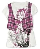 Hannah Montana Girls Tee With Vest