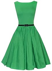 Bubble Dress Flared-Skirt Cocktail Vintage Cotton Prom Dress/Party Dress/Tunic 