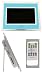 10 Aqua Blue Digital Photo Frame With Remote Control For Mmc Sd Cf Type I Ii Ms Ms Pro Xd Usb Pen Drive