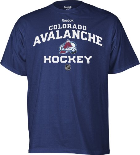 NHL Colorado Avalanche Authoritative Dark Navy Short Sleeve Tee (Dark Navy, X-Large)