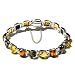 Sterling Silver Multi-Color Amber Bracelet