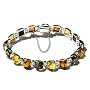 Sterling Silver Multi-Color Amber Bracelet