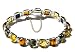 Sterling Silver Multi-Color Amber Bracelet