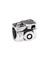 SilveRado(tm) MS366 Sterling Silver Camera  Bead / Charm
