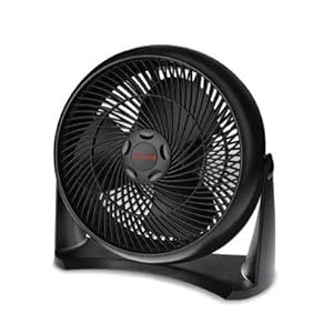 New Kaz Inc Honeywell Ht-908 Floor Fan 3 Speed Energy Efficient Pivoting Head Quiet Black