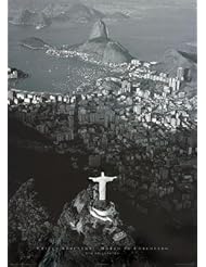 Home: Rio De Janeiro (Cristo Redentor, Mureo Do Corcovado) Art Poster Print - 24x36 custom fit with RichAndFramous Black 24 inch Poster Hangers - Poster Revolution