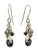 Dyed Howlite with Gemstone & Pearl Cluster Earrings