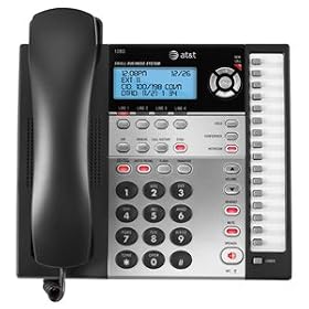 AT&T 1080 Corded Speakerphone with Digital Answering System