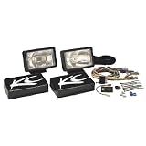 KC Hilites 716 57 Series 5' x 7' 55 watt black Rectangular Plastic RV Driving Clear Light