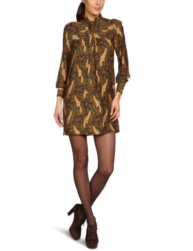 Sister Damen Empire Kleid All over Druck TRIBUTE Gr. 38 Grün 55 