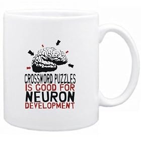 Crossword Puzzles is good for neuron development Hobbies Tasse (Blanc, C�ramique, 325 ml)