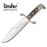 Linder Eagle Stag Bowie Knife