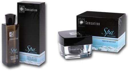 Swisa Dead Sea Mineral Skin Care Purifying Mud Mask and Facial Toner + A-viva 4 Way Nail Buffer+eco Nail File