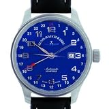 Mens Zeno New Pilot Classic Fliegeruhr GMT Swiss-Made Mechanical Automatic Winding with Date... by Zeno
