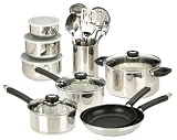 Sabatier Precision 20-Piece Stainless-Steel Cookware Set