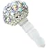 Leegoal 1pc 3.5mm Ab Crystal Ball Anti Dust Plug Stopper for Iphone4/4s Cellphone