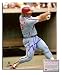 Greg Luzinski Philadelphia Phillies MLB Hand Signed 8x10 Photograph Away Jersey Swinging