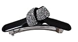 France Luxe Pave Super Knot Barrette with Swarovski