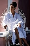 Lightweight Waffle Robe w/ Initial X