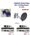 P 133 dig. Satanlage 4 TN, 85 Alu anthrazit, 2 x SL 35