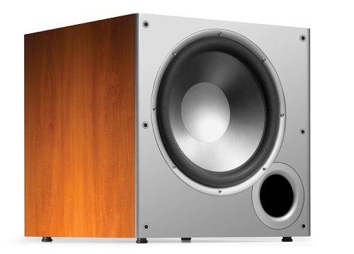 Polk Audio Monitor Series PSW12 12-Inch Powered Subwoofer (Single, Cherry)