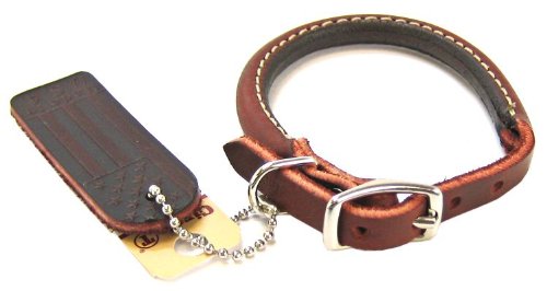 Leather Latigo Round Collar 3 8X10