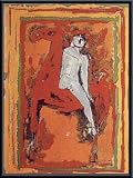 Man on a Horse, Framed Art Print by Marino Marini