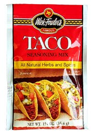 Wick Fowlers Taco Seasoning Mix 12 count by Reily Foods Co.
