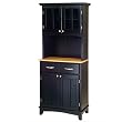Buffet and Hutch- Black/ Natural