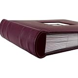 Review Old Town  / Leather Photo Album - Holds 200 4x6 Pictures, Burgundy