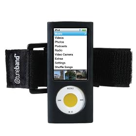 Tuneband for iPod Nano 5th Generation (FITS NEW IPOD NANO), Grantwood Technology's Armband, Silicone Skin, and Screen Protector for iPod Nano 5th Generation (8GB/16GB/Camera), Assorted Colors