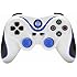 Controller for PS3 YANX Gamepad Wireless Bluetooth Joypad Controller for PS3 Unique Design (white & Blue)