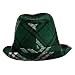 41PGBVqILCL. AA75  WILD GREEN PLAID WOOL FELT FEDORA HAT