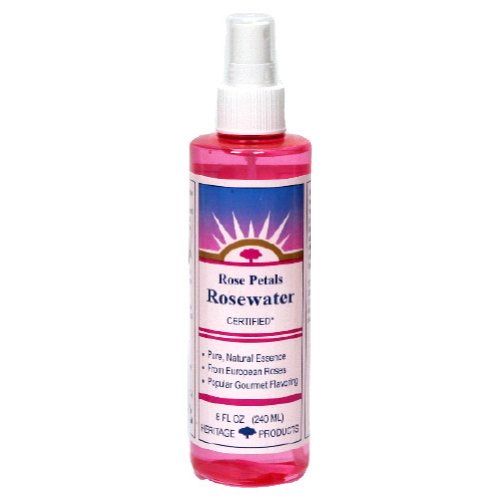 Heritage Store Rose Flower Water Atomizer,8 ounces