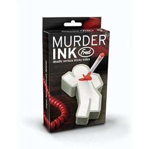 Murder Ink - deadly serious sticky notes