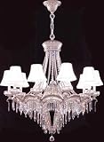 LAMPS BEAUTIFUL Dynasty Ten Light Crystal Chandelier by James R. Moder
