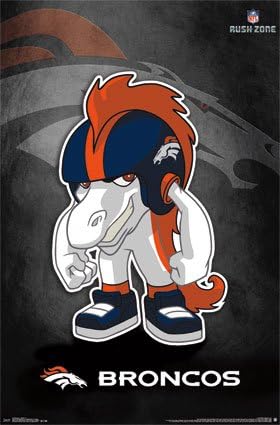 Denver Broncos - NFL Rush Zone 22"x34" Art Print Poster