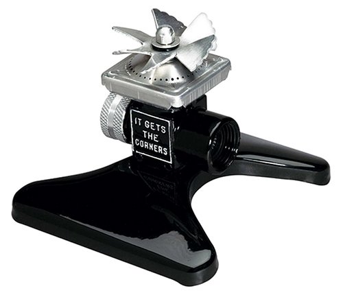 LR Nelson 35-by-35-Foot Square Spary  Whirling Vane Sprinkler, Cast Iron #433