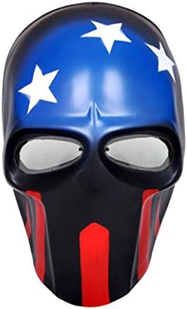 Crazystone's Full Face PC Lens Glass Fiber Reinforced Plastics(FRP) Skull Mask for Airsoft Party Costume M07822