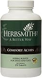Herbsmith 270-Tablet Comfort Aches Herbal Supplement for Dogs and Cats