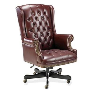 Lorell Executive Vinyl Swivel Chair, 30