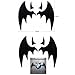 CarCare Cute Fashion DIY Devil Decal Batman Car Sticker Emblem Bat Symbol For Toyota BMW VW Volkswagen Ford Buick Porsche