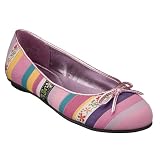 Girls' Xhilaration Joellen Ribbon Ballet Flats - Multicolor