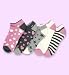 5 Pairs of Older Girls Assorted Trainer Liner Socks