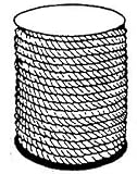 BUCCANEER ROPE CO. WHITE TWISTED NYLON ON REELSSize: 5/16 x 600'