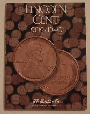 Lincoln Cents Folder 1909-1940