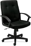 basyx by HON HVL602 Executive Mid-Back Chair, Black