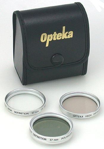 Opteka 37mm Hi-Def Professional Video Filter Kit UV, PL, FLD