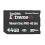 Sandisk 4GB Extreme III 30MBS Memory Stick Pro Duo MSPD Video Card - Retail Pack
